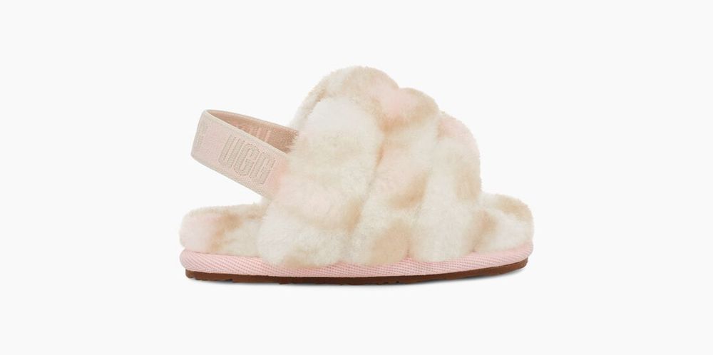 Ugg Slides Canada - Ugg Kids' Fluff Yeah Her Print White